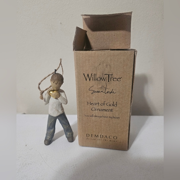 Heart of Gold - Willow Tree by Susan Lorde Ornament - Picture 1 of 8